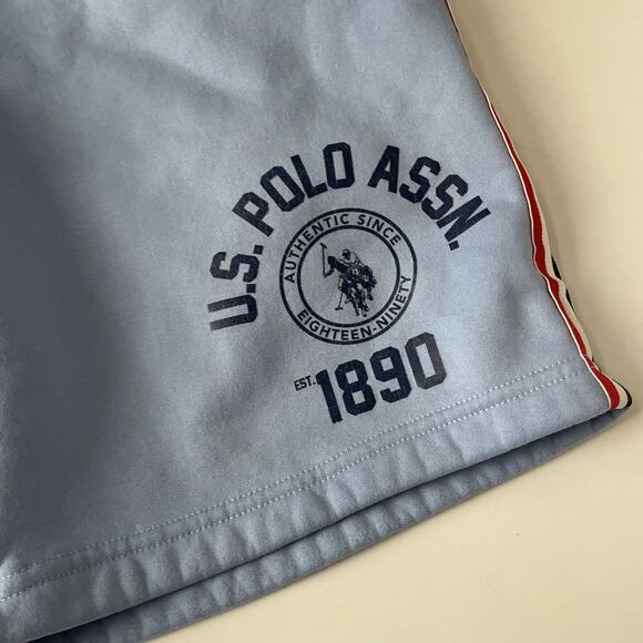 Vintage Polo‎ Sport Ralph Lauren Shorts Gym Workout Elastic Waist Men Medium Y2K - Picture 2 of 10